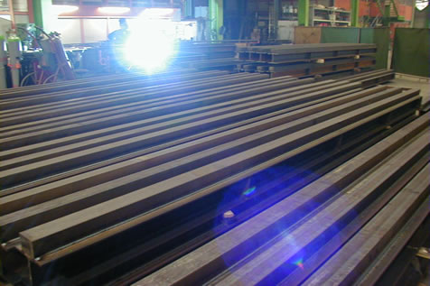 Herstellung der Stahltr&auml;ger