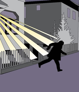 Licht sch&uuml;tzt Ihr Heim