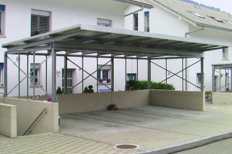 Unterstand f&uuml;r Mofas und Fahrr&auml;der