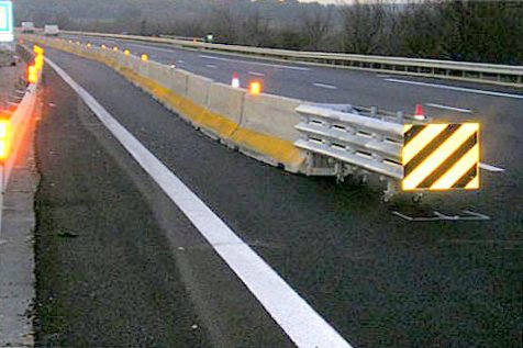 Gepr&uuml;fter mobiler Anpralld&auml;mpfer Typ WALT