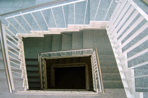 Staketengel&auml;nder mit CNS-Handlauf