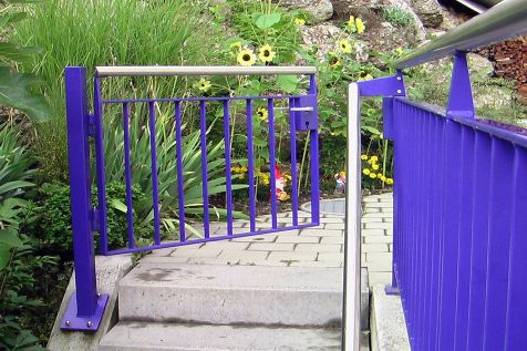 Staketengel&auml;nder mit Dreht&uuml;r