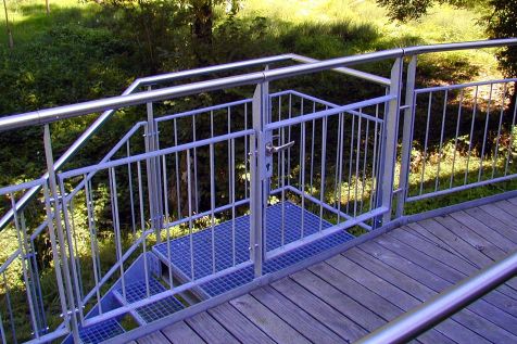 Staketengel&auml;nder mit Dreht&uuml;re