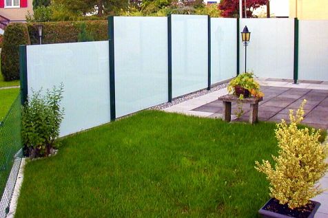 L&auml;rmschutz bei Gartensitzplatz