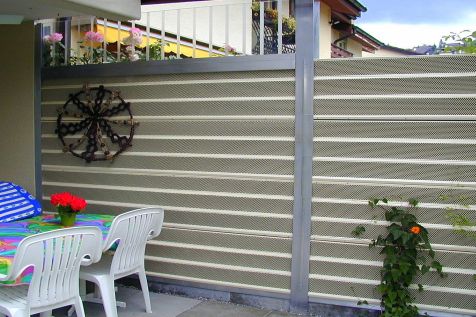 L&auml;rmschutz bei Gartensitzplatz