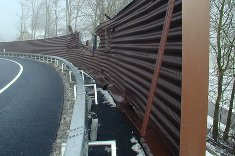 Reparatur von L&auml;rmschutzelementen