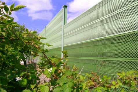 Aluminium L&auml;rmschutzwand