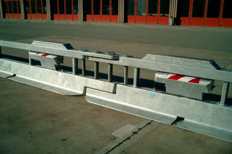 Mobile Abschrankung &Uuml;bergang